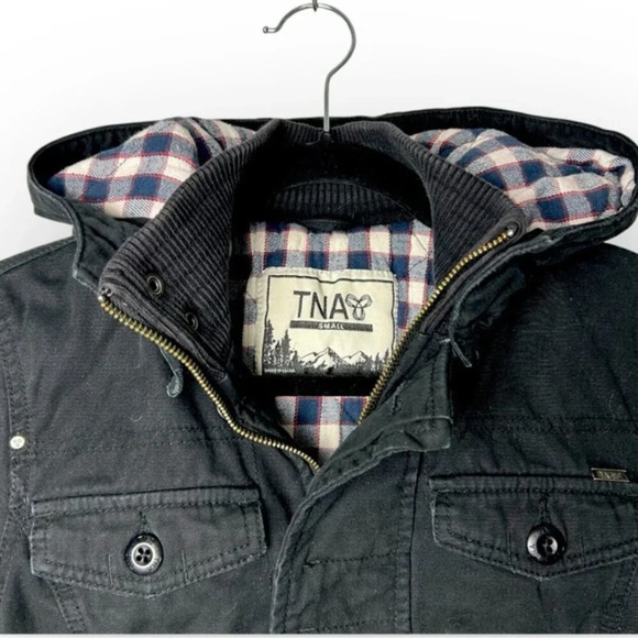 TNA Black Maverick Zip Up Jacket S - Picture 3 of 6